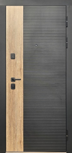 Рустик натуральный/Черный кварц