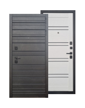 Входная дверь Страж Энца Кварц Черный