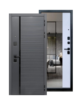 Входная дверь Диамант Кварц D-93 (зеркало)