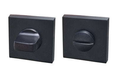 Фиксатор Forte Z56 WC/BL (квадрат) для межкомнатной двери