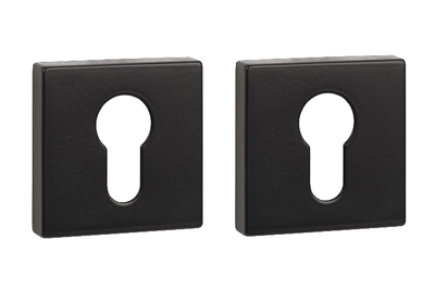 Накладка цилииндровая Forte BL Z56-PZ (квадрат) для межкомнатной двери