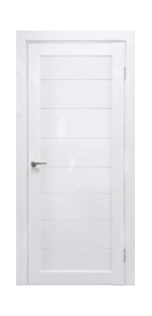 Межкомнатная дверь Foret Глухая (Белый глянец)