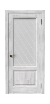 Межкомнатная дверь Лира Остекленная (Ель альпийская)