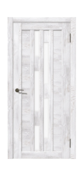 Межкомнатная дверь Рада Штрих Матовое Стекло (Ель альпийская)