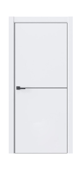 Межкомнатная дверь N-10 (Белый матовый)