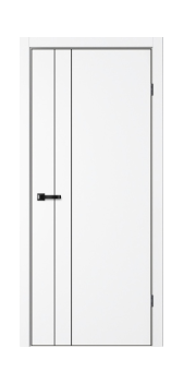 Межкомнатная дверь N-11 (Белый матовый)