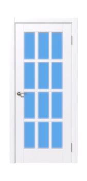 Межкомнатная дверь Муза Терция Стекло (Белый)