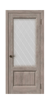 Межкомнатная дверь Лира Остекленная (Дуб скандинавский)