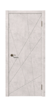 Межкомнатная дверь Бухта Коралл (Бетон светлый)