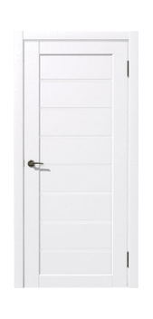 Межкомнатная дверь Рада Линия Матовое Стекло (Ясень белый)